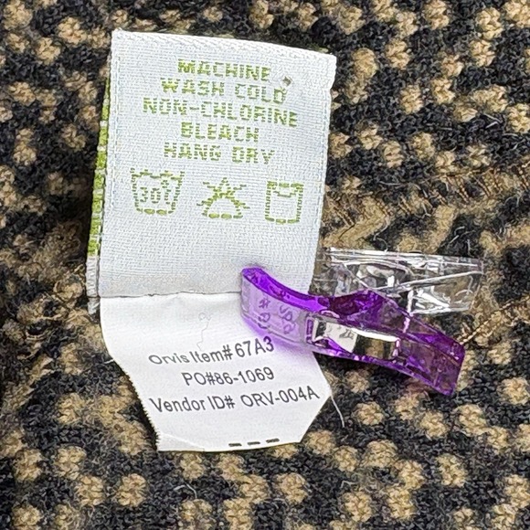 Vintage Orvis Berber Fleece Field Jacket Womens Small‎ Toggle Button Barn Chore - Picture 8 of 8